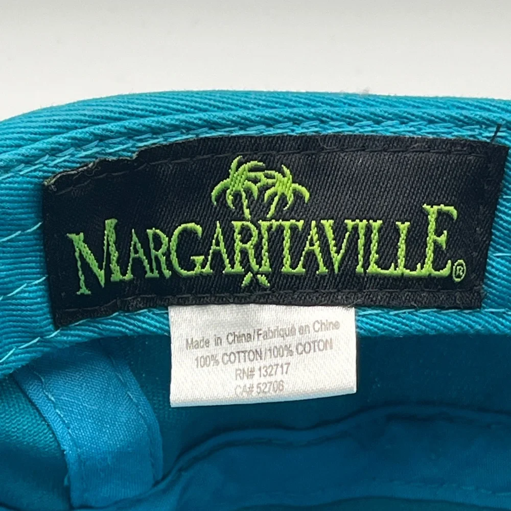 Margaritaville Floral Hat With Embroidered Margarita Glass